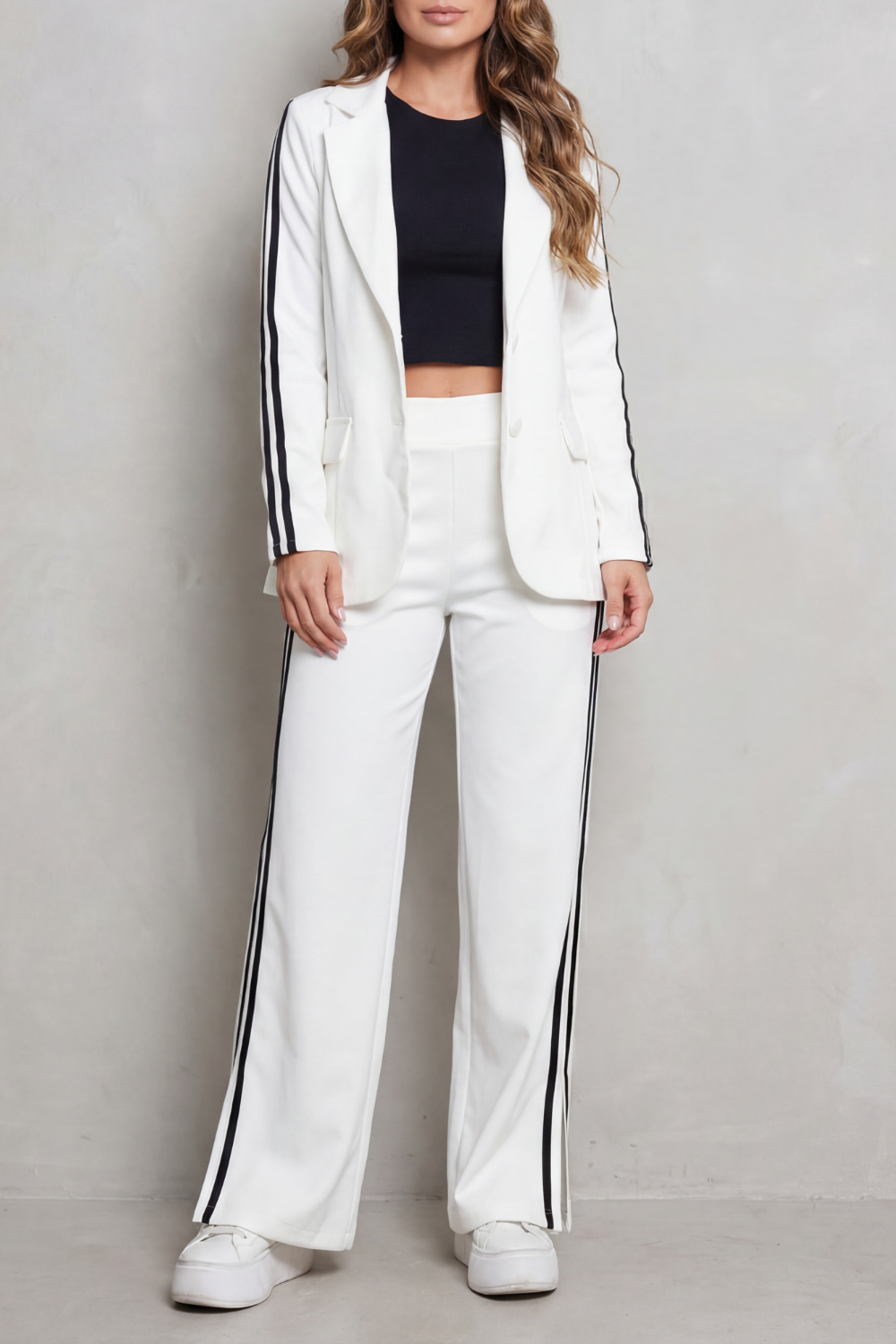 Ishie – Stripe detail – Sporty elegance set-10490768785751-ZARA MAE LONDON