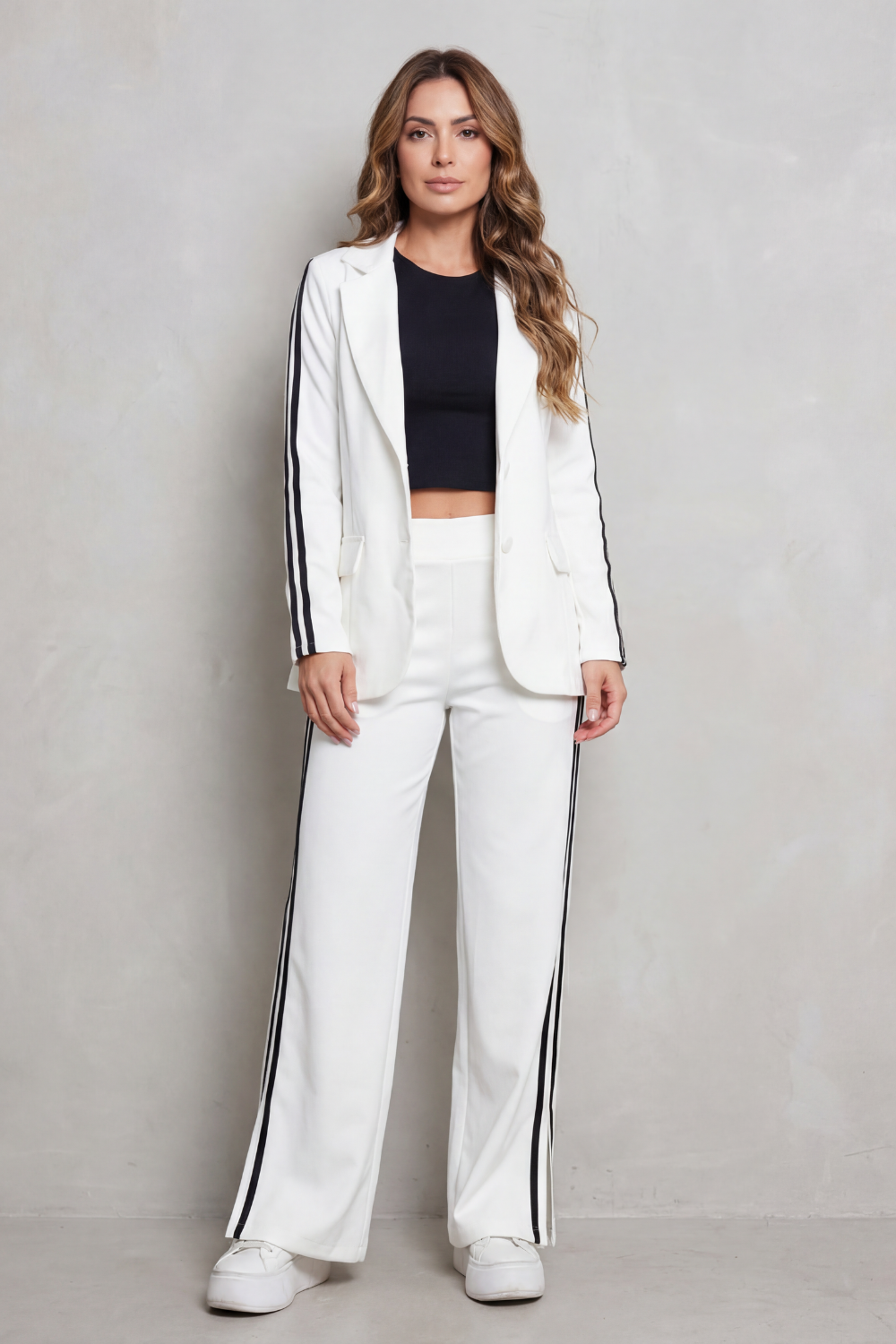 Ishie – Stripe detail – Sporty elegance set-10490768785751-ZARA MAE LONDON