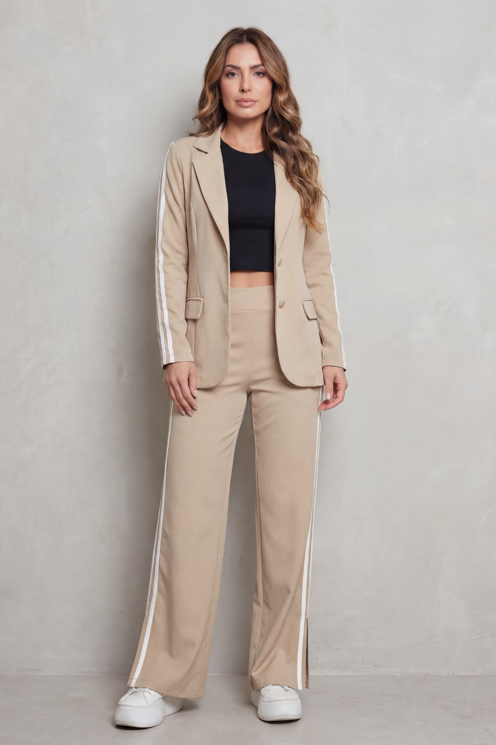 Ishie – Stripe detail – Sporty elegance set-10490768785751-ZARA MAE LONDON