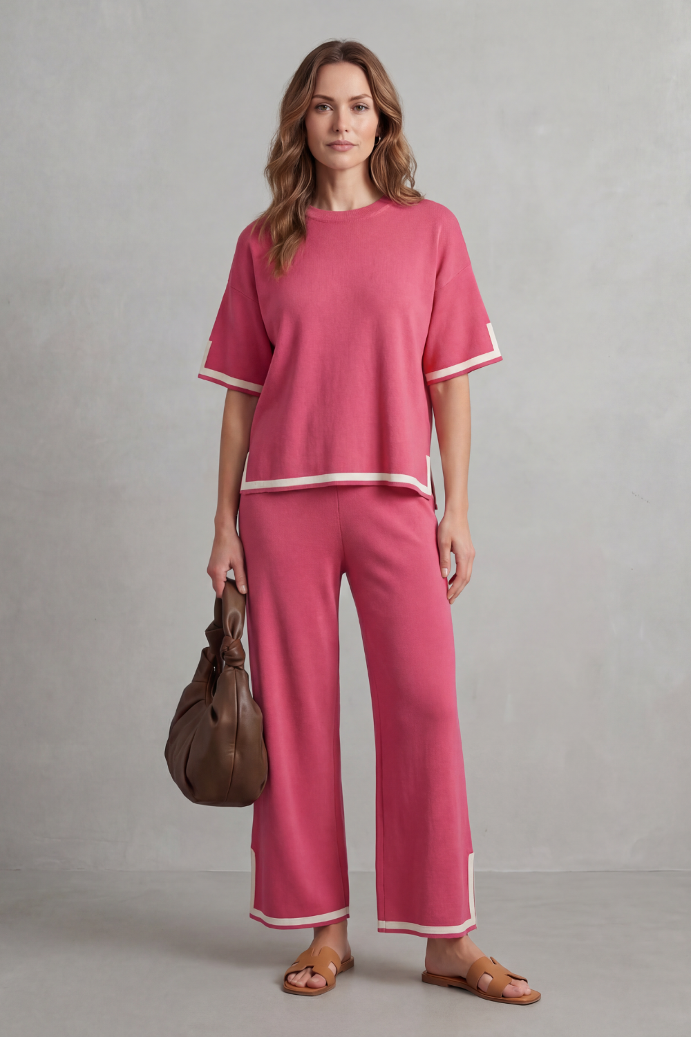 Jeah – Chic Contrast Trim – Lounge Set-10490774651223-ZARA MAE LONDON