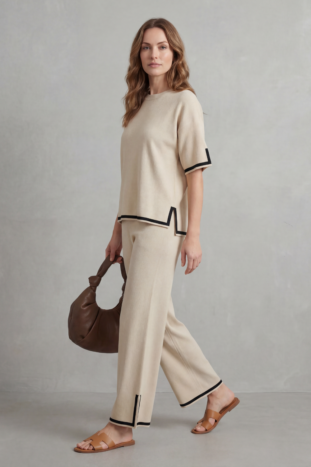 Jeah – Chic Contrast Trim – Lounge Set-10490774651223-ZARA MAE LONDON