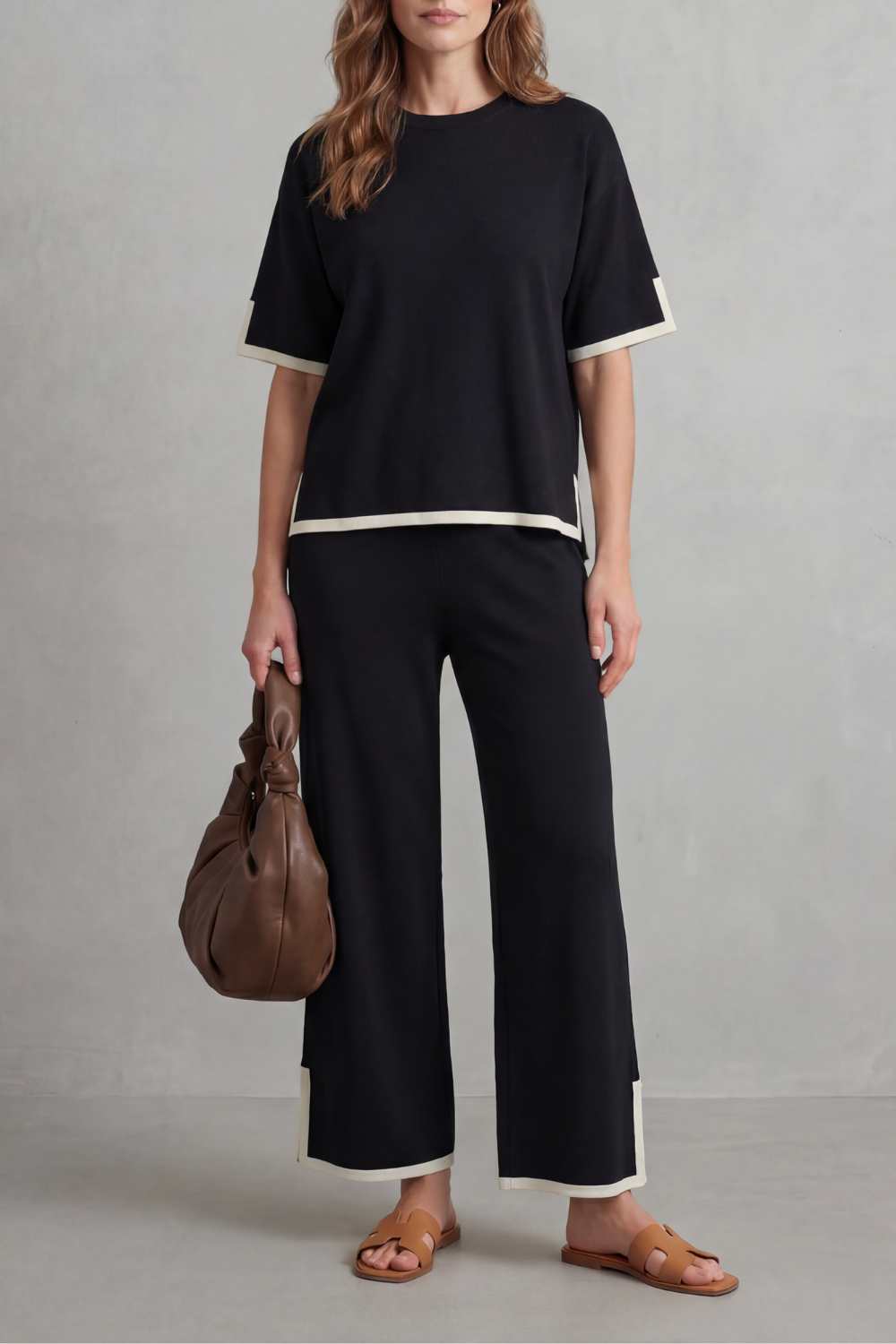 Jeah – Chic Contrast Trim – Lounge Set-10490774651223-ZARA MAE LONDON