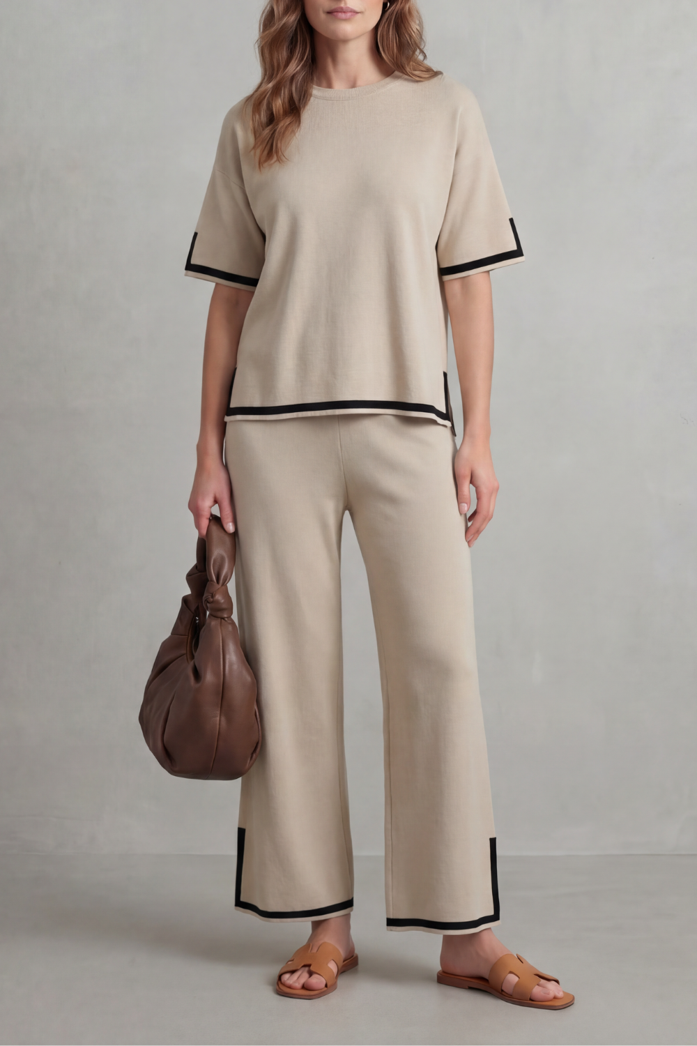 Jeah – Chic Contrast Trim – Lounge Set-10490774651223-ZARA MAE LONDON