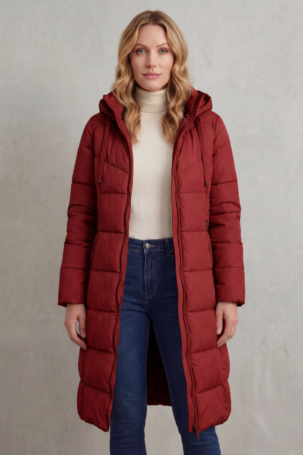 Langley – Warm Women’s Longline Puffer Jacket-10469896978775-ZARA MAE LONDON