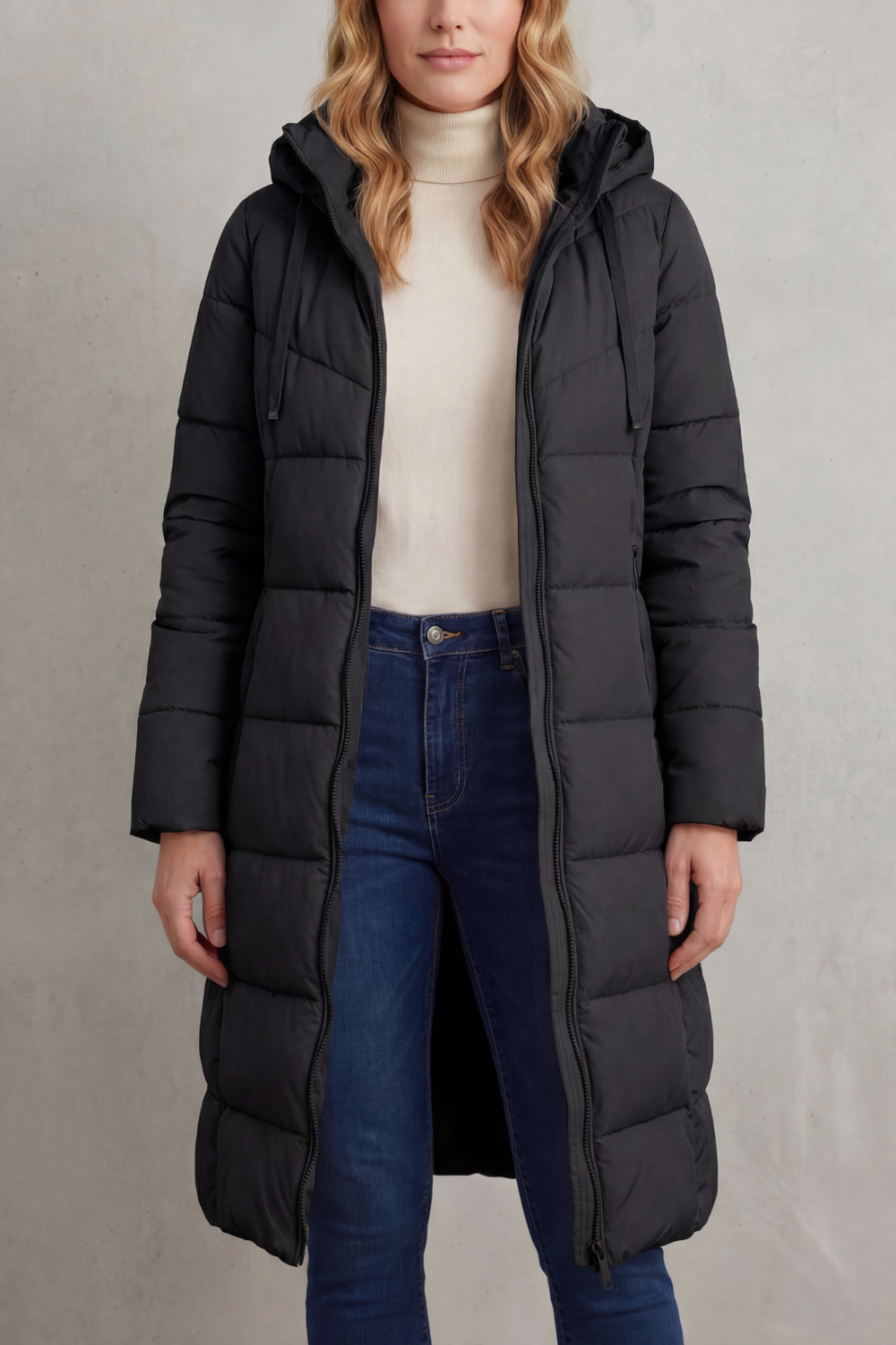 Langley – Warm Women’s Longline Puffer Jacket-10469896978775-ZARA MAE LONDON