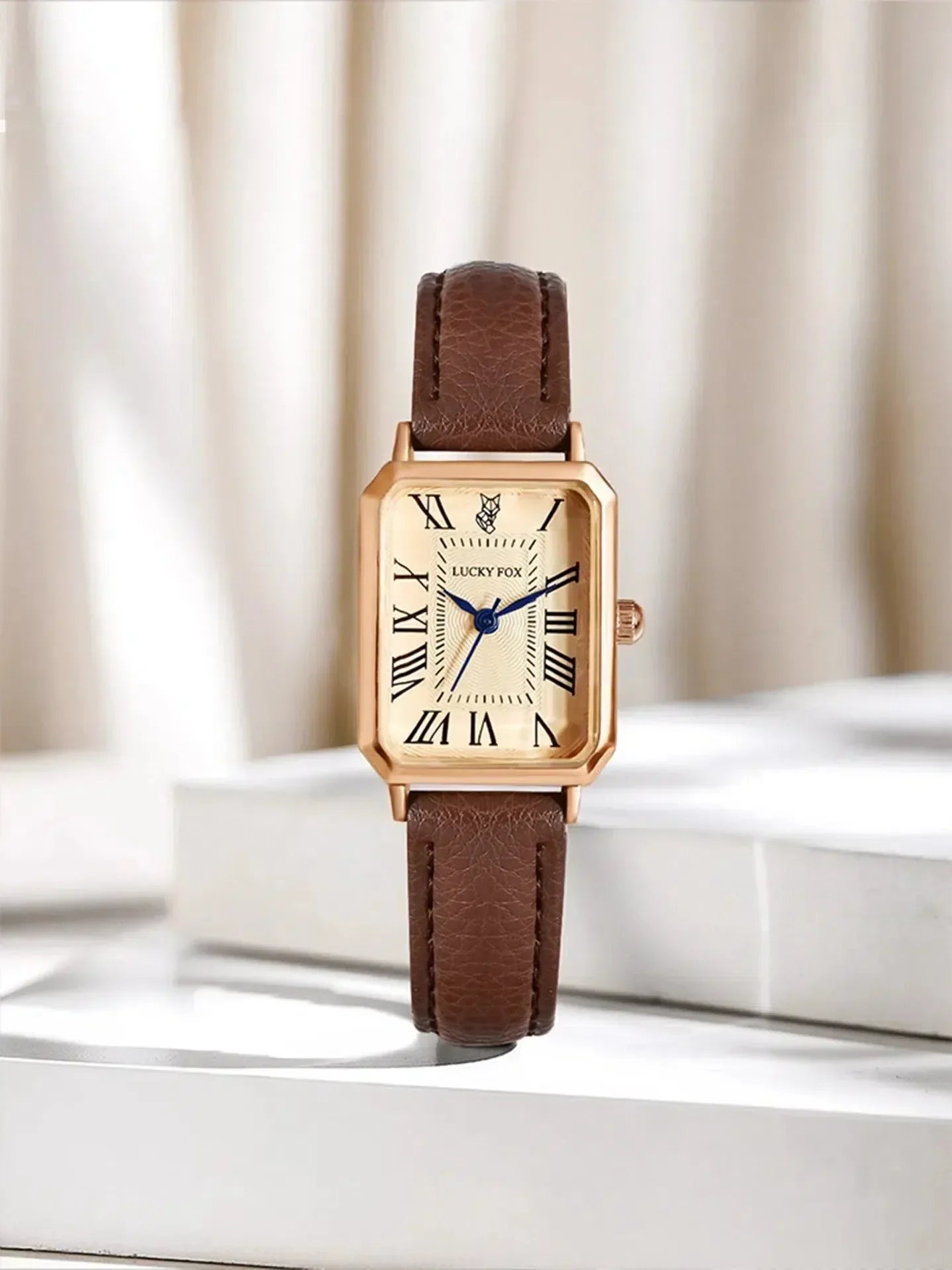 Liriel – Gold-toned details – Square watch-10427345830231-ZARA MAE LONDON