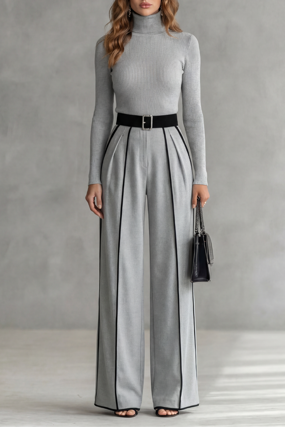 Lunaira – Contrast piping detail – High-neck jumpsuit-10434813133143-ZARA MAE LONDON