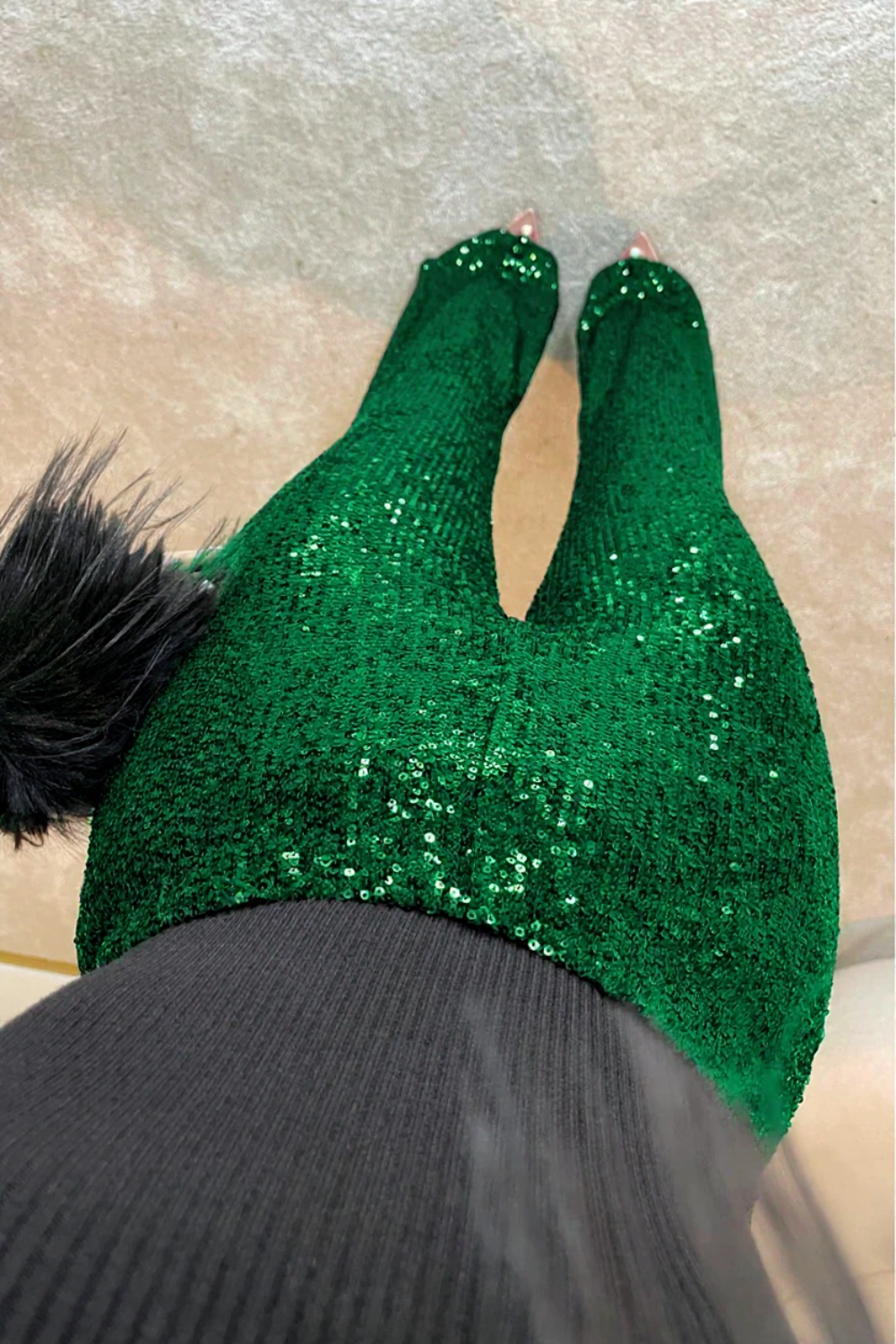 Lunara – Sequin shimmer – Flared trousers-10428391915863-ZARA MAE LONDON