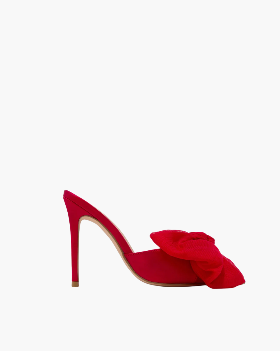 Melodia – Slip-on design – Oversized bow mule heels-10418922717527-ZARA MAE LONDON