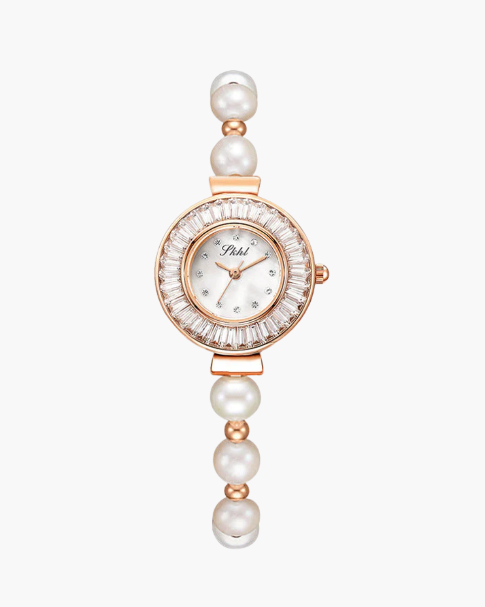 Minette – Pearl-accented bracelet – Vintage watch-10427344978263-ZARA MAE LONDON