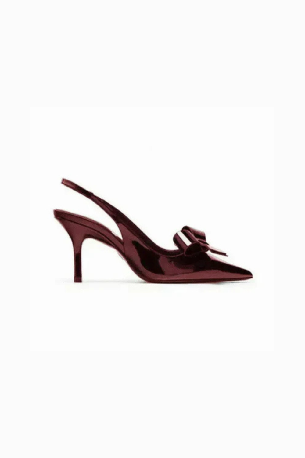 Mirellia – Glossy bow accent – Slingback heels-10426336182615-ZARA MAE LONDON