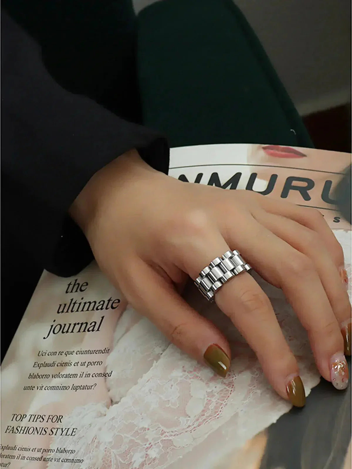 Mystara – Statement design – Polished ring-10419040649559-ZARA MAE LONDON