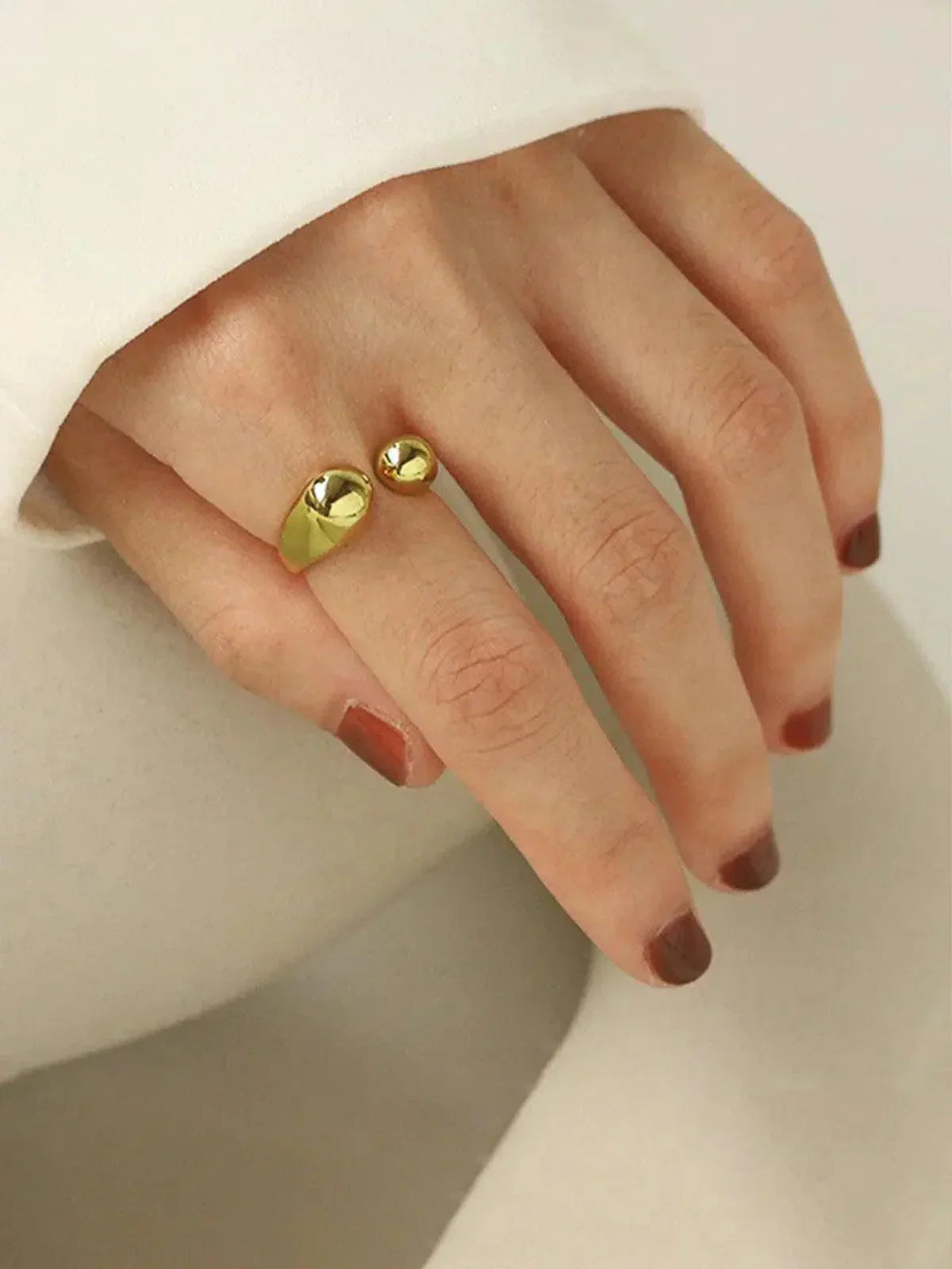 Noxara – Minimalist design – Gold-plated ring-10419040584023-ZARA MAE LONDON