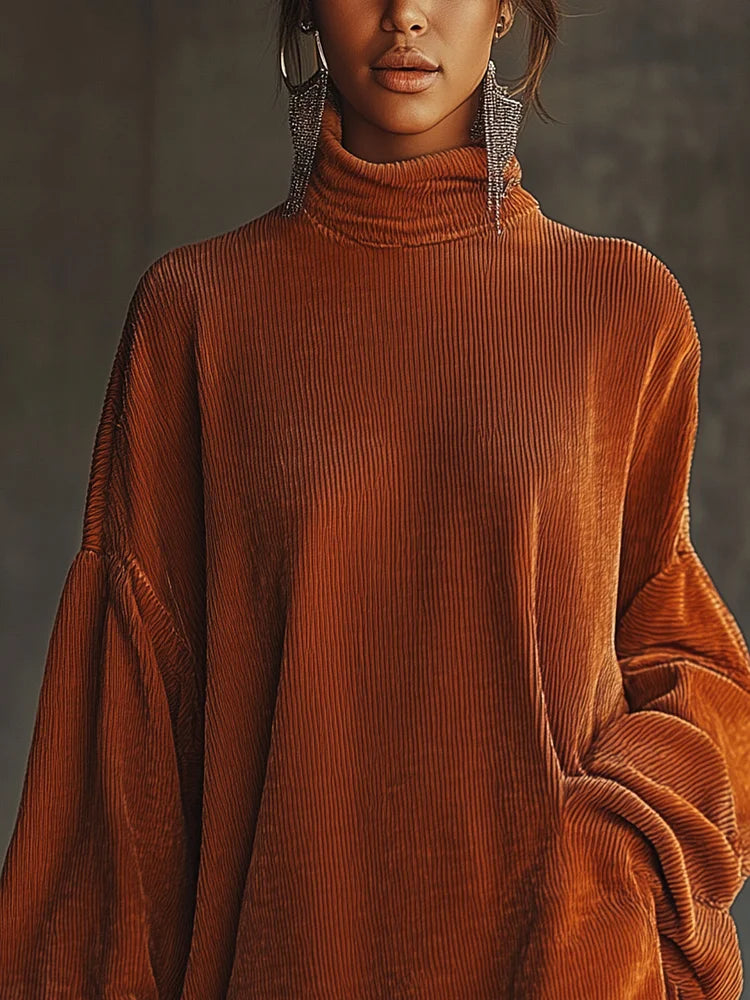 Castellaine – Fringed charm – Turtleneck mini dress-10434854617431-ZARA MAE LONDON