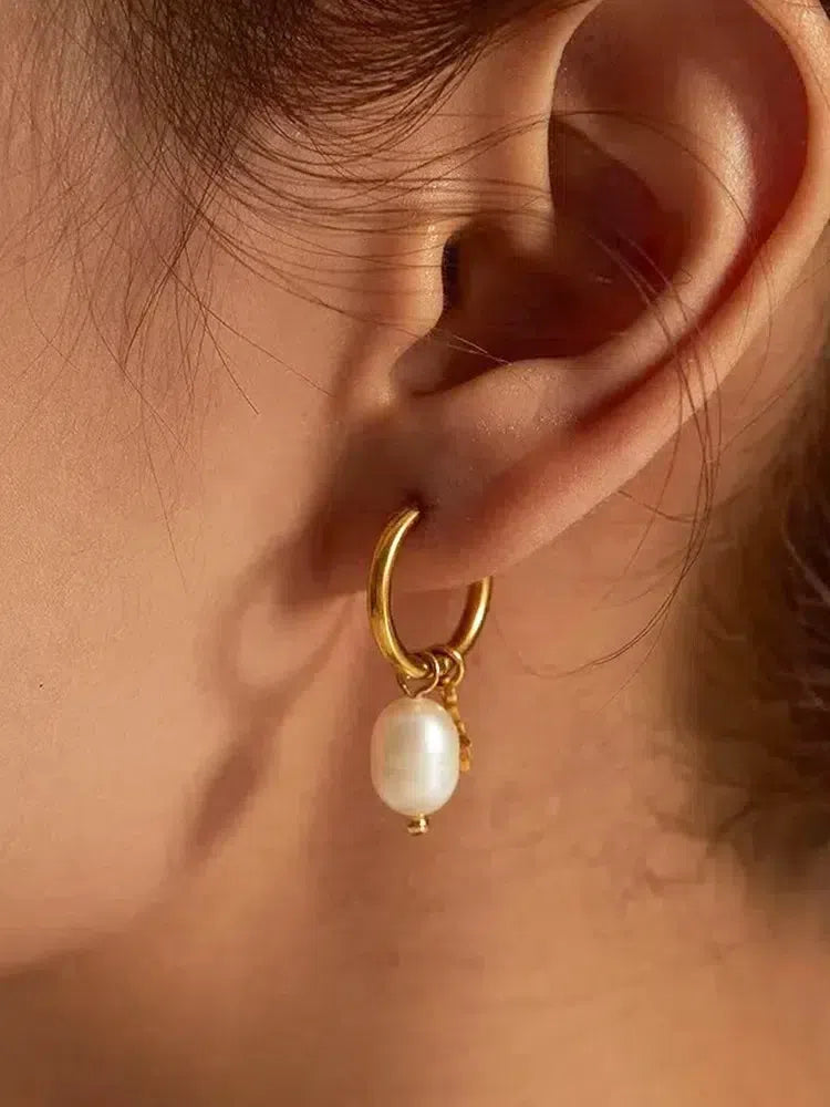 Palmyra – Freshwater pearls – Star earrings-10419151012183-ZARA MAE LONDON