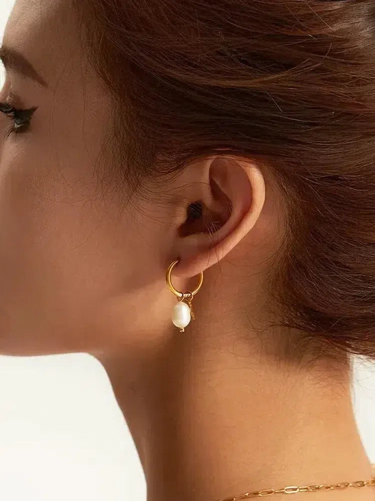 Palmyra – Freshwater pearls – Star earrings-10419151012183-ZARA MAE LONDON