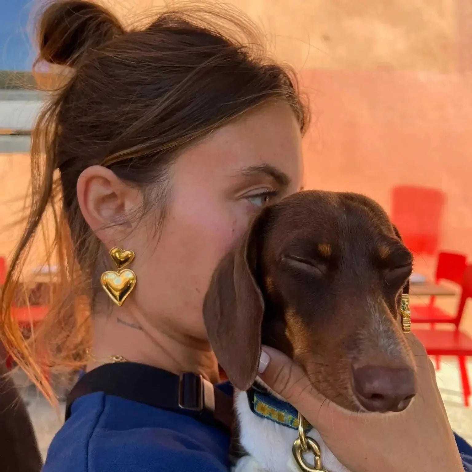 Passione – Double-heart design – Earrings-10419150946647-ZARA MAE LONDON