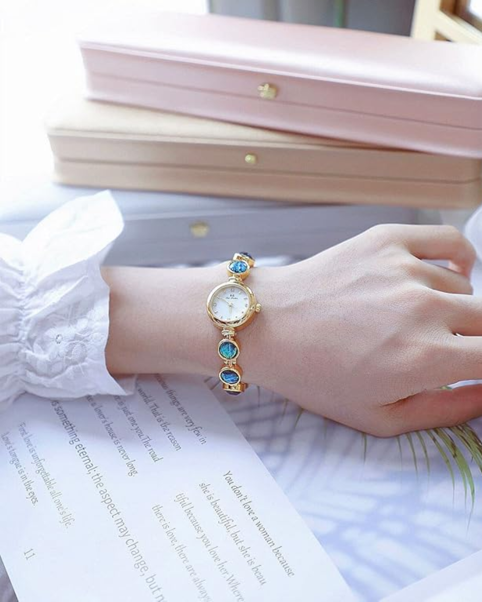 Seraphina – Mother-of-pearl dial – Bracelet watch-10427345731927-ZARA MAE LONDON