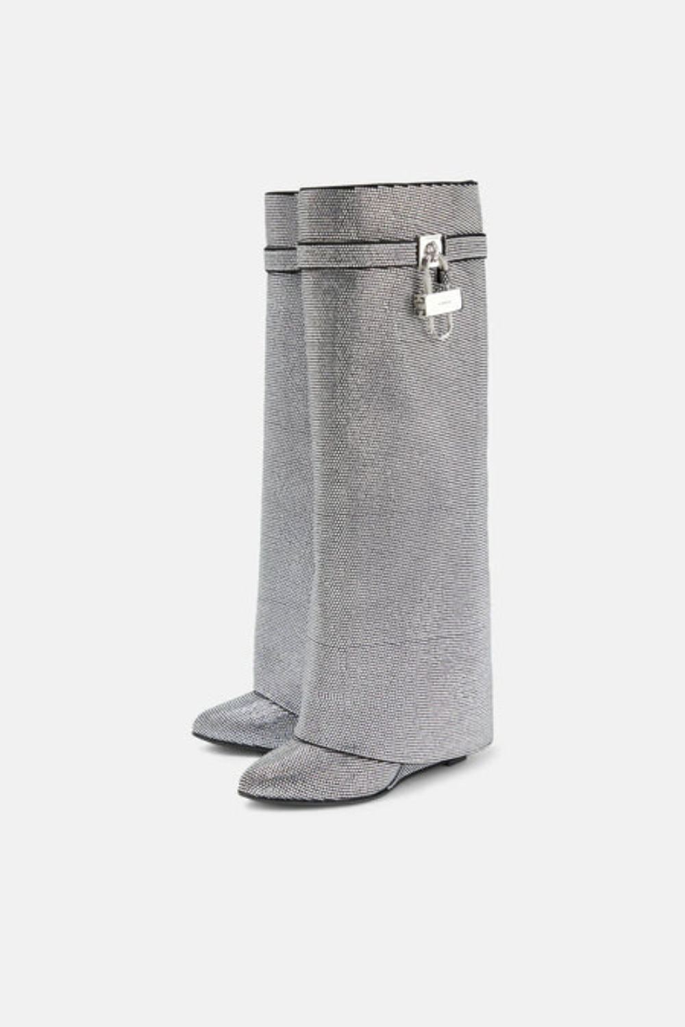 Serelina – Crystal mesh glamour – Knee-high boots-10426336280919-ZARA MAE LONDON