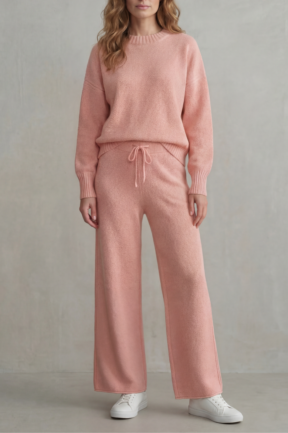 Seria – Textured knit – Comfortable loungewear set-10490772357463-ZARA MAE LONDON