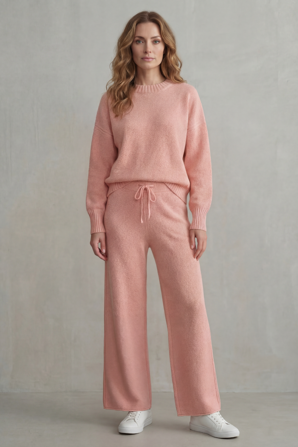 Seria – Textured knit – Comfortable loungewear set-10490772357463-ZARA MAE LONDON