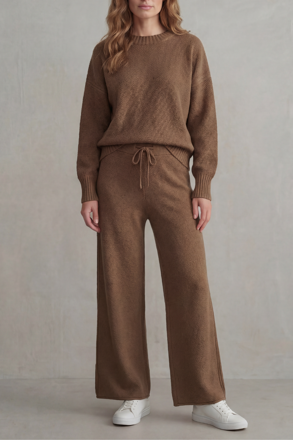 Seria – Textured knit – Comfortable loungewear set-10490772357463-ZARA MAE LONDON