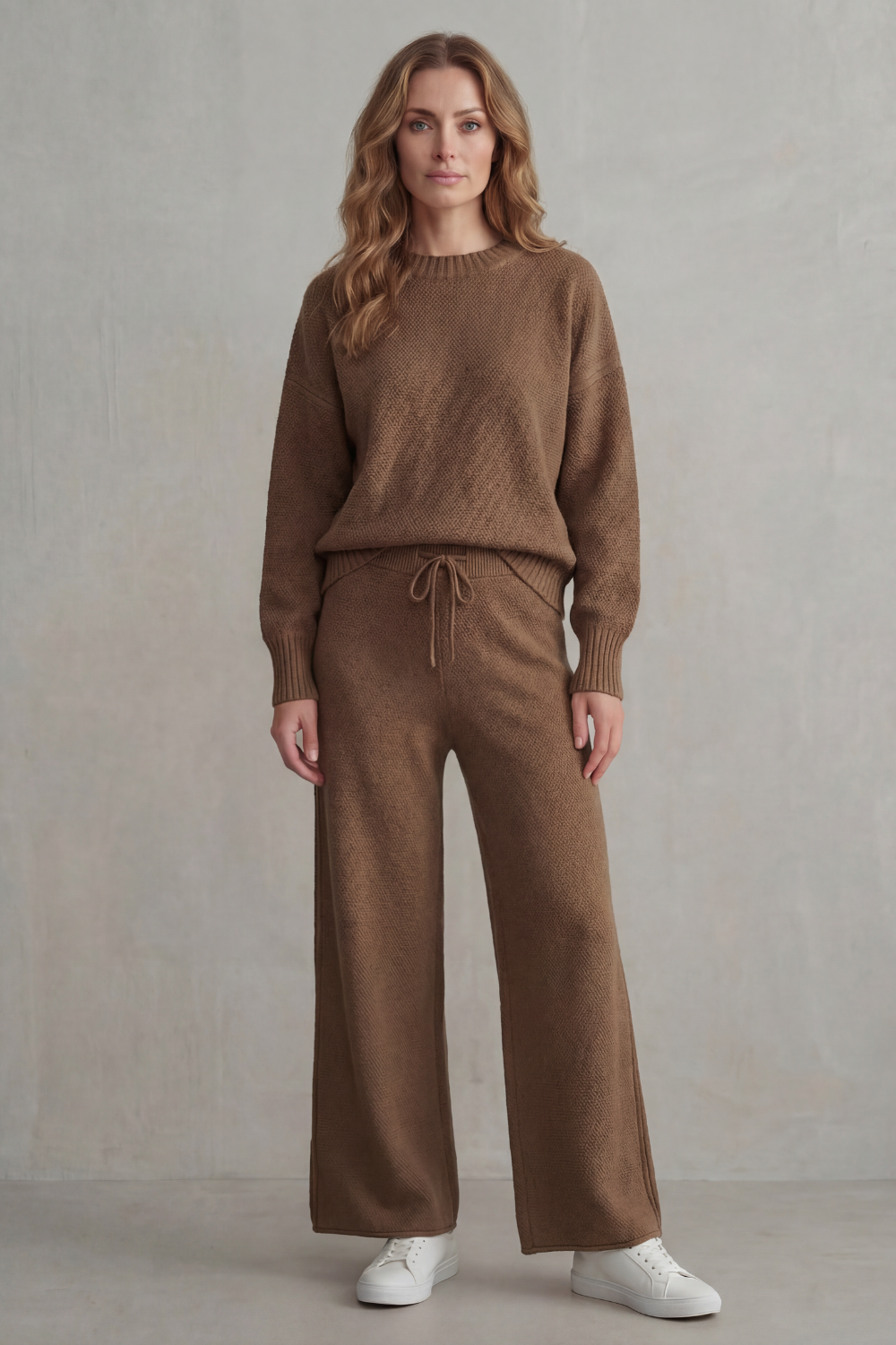Seria – Textured knit – Comfortable loungewear set-10490772357463-ZARA MAE LONDON