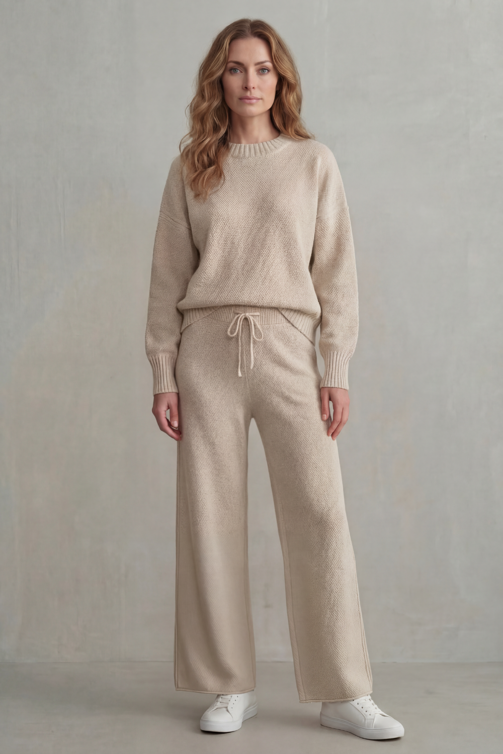 Seria – Textured knit – Comfortable loungewear set-10490772357463-ZARA MAE LONDON
