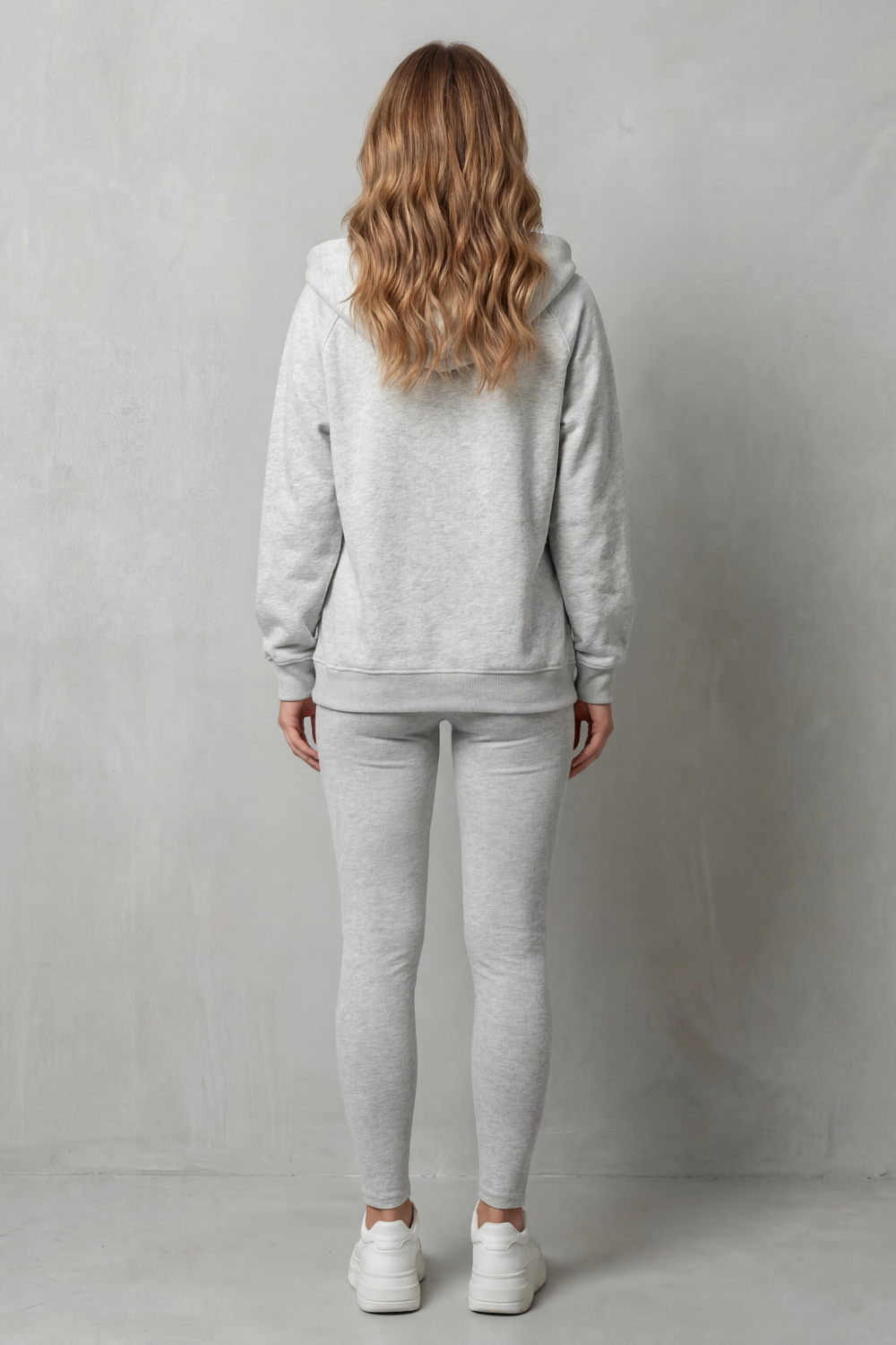 Thalina – Button detail hoodie – Cozy Relaxed Set-10490774618455-ZARA MAE LONDON