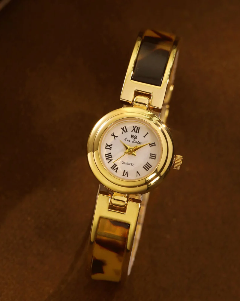 Ticiana – Tortoiseshell bracelet – Vintage watch-10427345699159-ZARA MAE LONDON