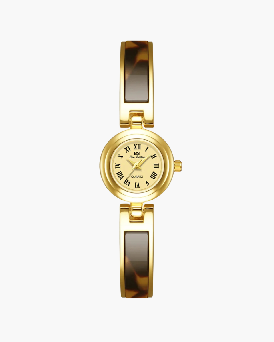 Ticiana – Tortoiseshell bracelet – Vintage watch-10427345699159-ZARA MAE LONDON