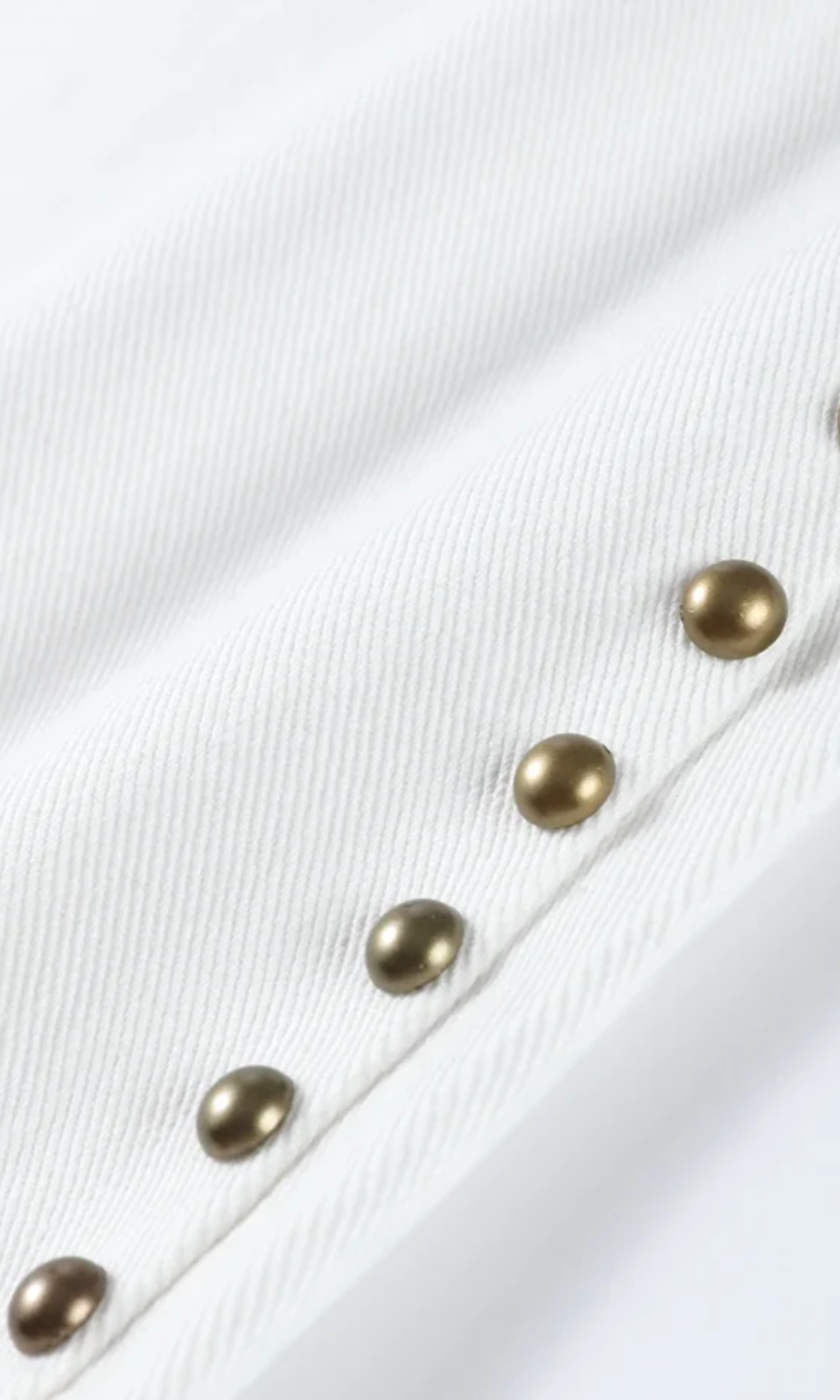 Valdenza – Gold stud trim – Straight leg jeans-10427421557079-ZARA MAE LONDON