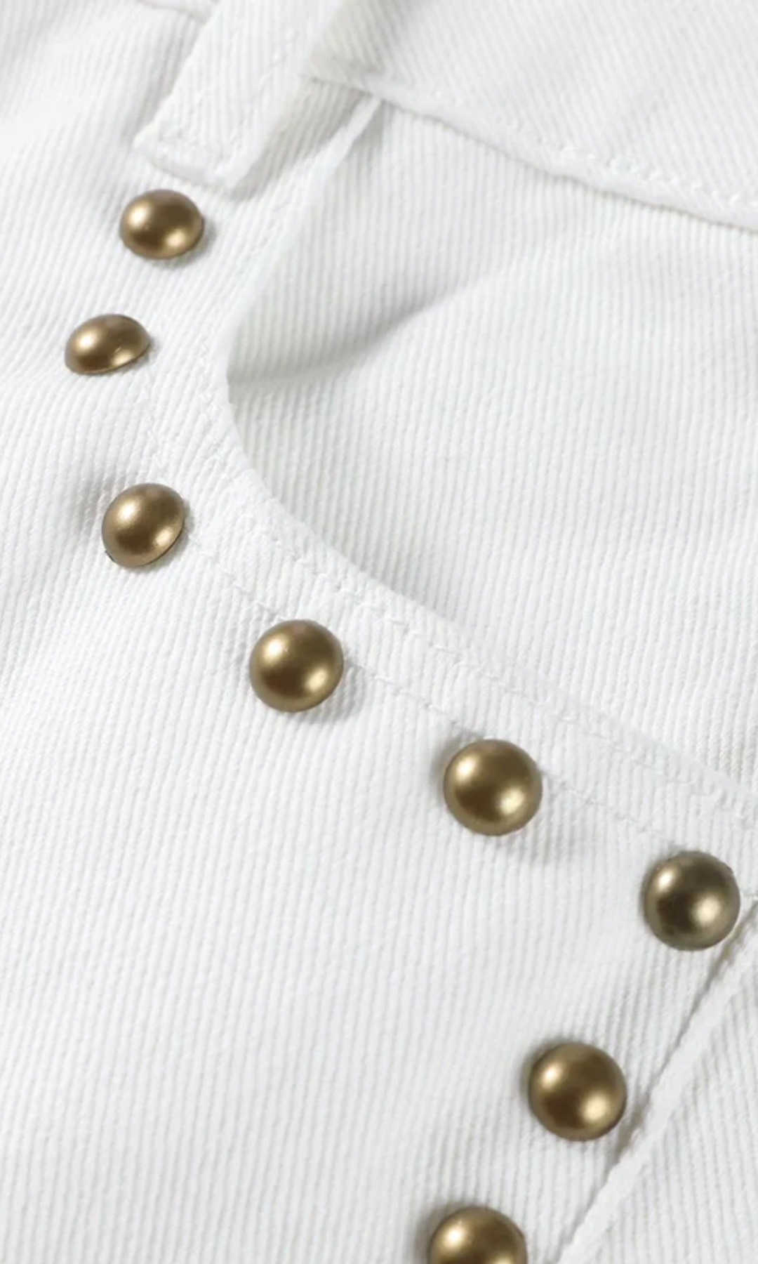 Valdenza – Gold stud trim – Straight leg jeans-10427421557079-ZARA MAE LONDON