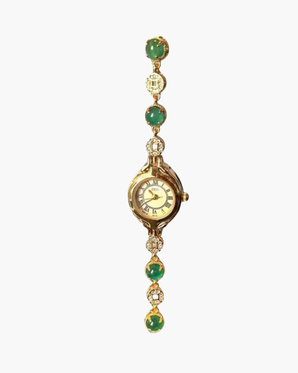 Valeria Émeraude – Vintage-inspired style – Bracelet watch-10427345764695-ZARA MAE LONDON