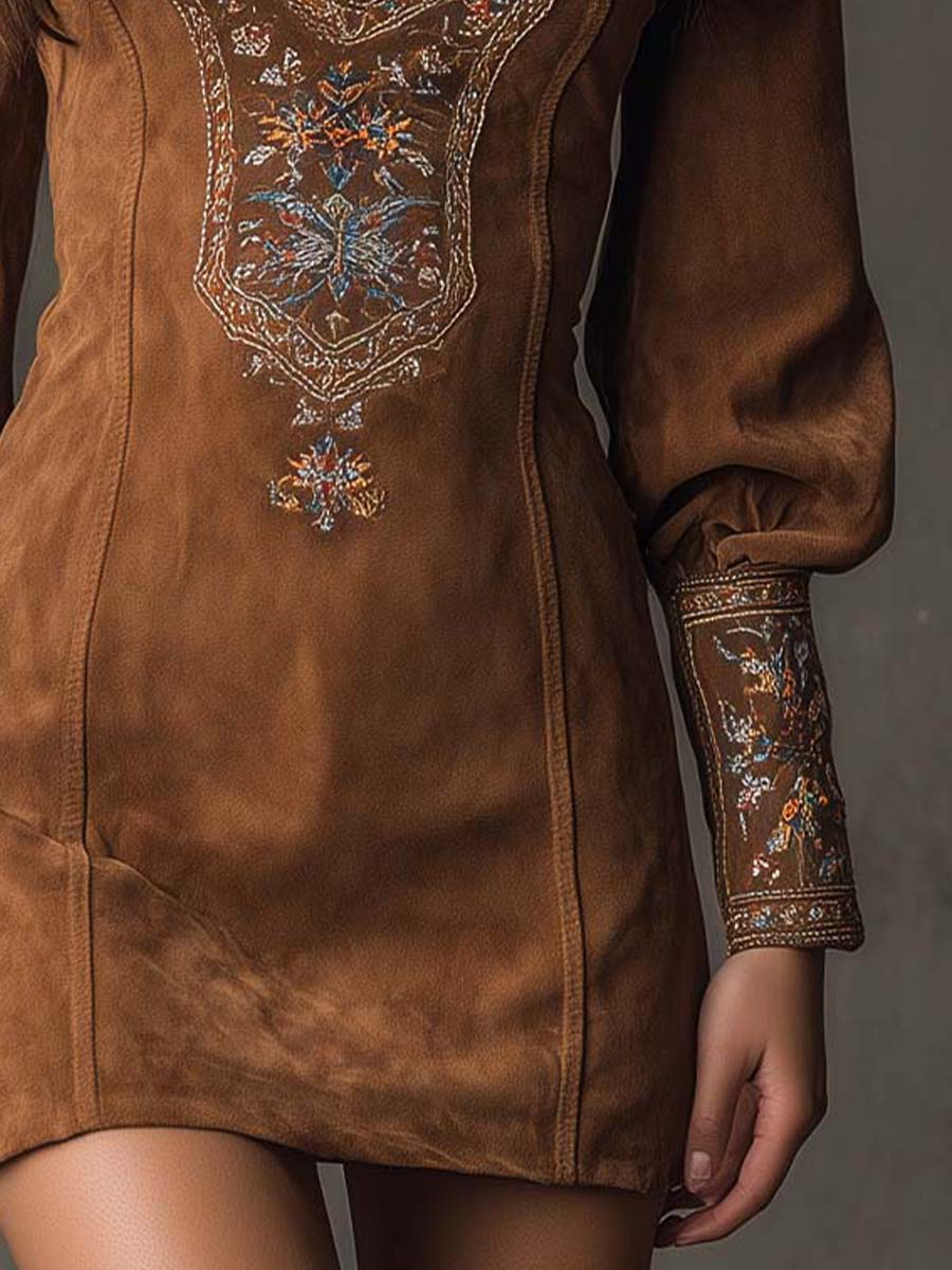 Eliranne – Embroidered detail – Boho mini dress-10430310580567-ZARA MAE LONDON