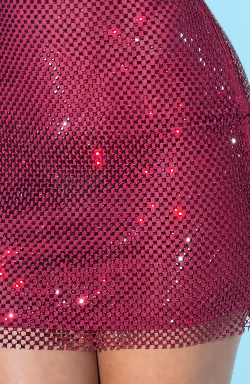 Petraline – Crystal mesh shimmer – Mini dress-10416694264151-ZARA MAE LONDON